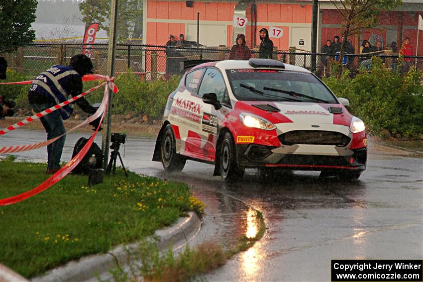 Madelyn Tabor / Sophia McKee Ford Fiesta Rally3 on SS20, Sanford Center.