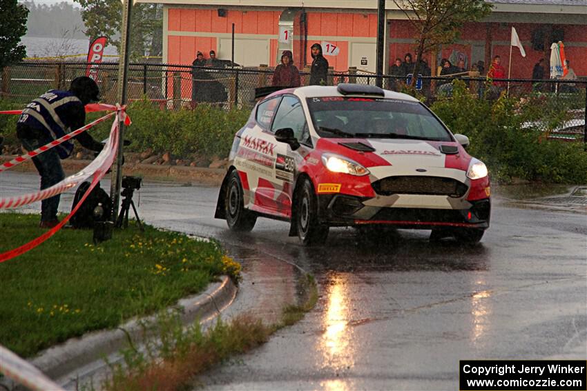 Madelyn Tabor / Sophia McKee Ford Fiesta Rally3 on SS20, Sanford Center.