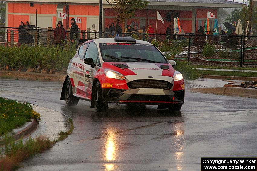Madelyn Tabor / Sophia McKee Ford Fiesta Rally3 on SS20, Sanford Center.