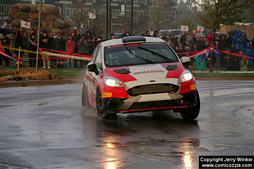 Madelyn Tabor / Sophia McKee Ford Fiesta Rally3 on SS20, Sanford Center.