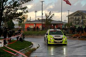 Vincent Trudel / Glen Ray Subaru WRX STi on SS20, Sanford Center.