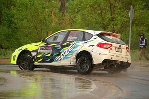 Vincent Trudel / Glen Ray Subaru WRX STi on SS20, Sanford Center.
