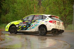 Vincent Trudel / Glen Ray Subaru WRX STi on SS20, Sanford Center.