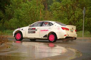Richo Healey / Michelle Miller Lexus IS350 on SS20, Sanford Center.