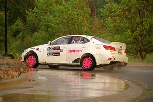 Richo Healey / Michelle Miller Lexus IS350 on SS20, Sanford Center.