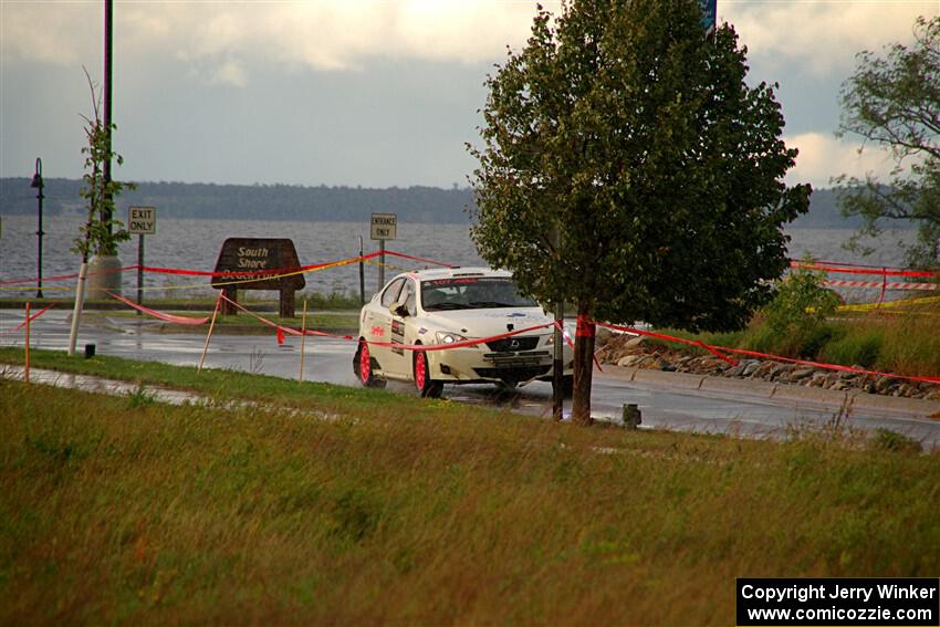Richo Healey / Michelle Miller Lexus IS350 on SS20, Sanford Center.