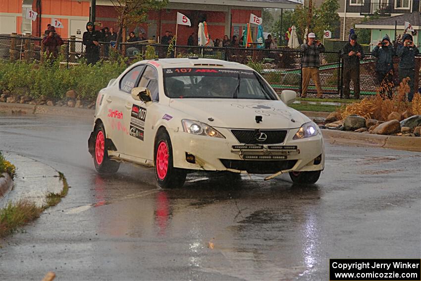 Richo Healey / Michelle Miller Lexus IS350 on SS20, Sanford Center.