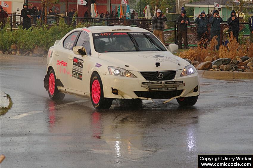 Richo Healey / Michelle Miller Lexus IS350 on SS20, Sanford Center.