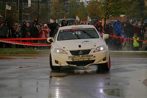 Richo Healey / Michelle Miller Lexus IS350 on SS20, Sanford Center.