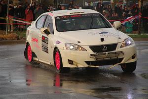 Richo Healey / Michelle Miller Lexus IS350 on SS20, Sanford Center.