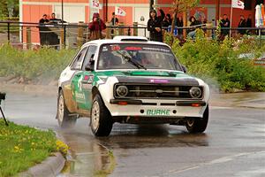 Seamus Burke / Gary McElhinney Ford Escort Mk II on SS20, Sanford Center.