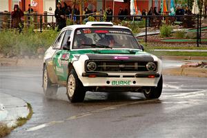 Seamus Burke / Gary McElhinney Ford Escort Mk II on SS20, Sanford Center.