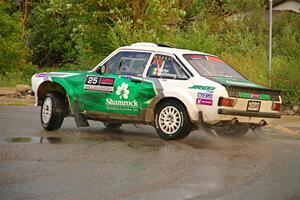 Seamus Burke / Gary McElhinney Ford Escort Mk II on SS20, Sanford Center.