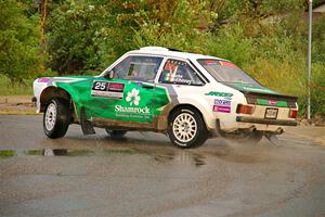 Seamus Burke / Gary McElhinney Ford Escort Mk II on SS20, Sanford Center.