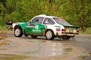 Seamus Burke / Gary McElhinney Ford Escort Mk II on SS20, Sanford Center.