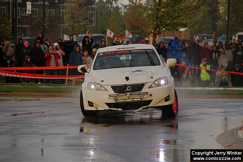 Richo Healey / Michelle Miller Lexus IS350 on SS20, Sanford Center.