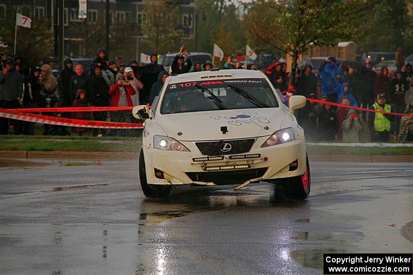 Richo Healey / Michelle Miller Lexus IS350 on SS20, Sanford Center.