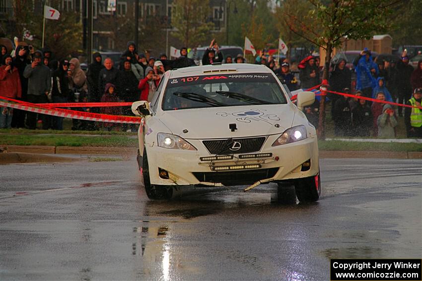 Richo Healey / Michelle Miller Lexus IS350 on SS20, Sanford Center.