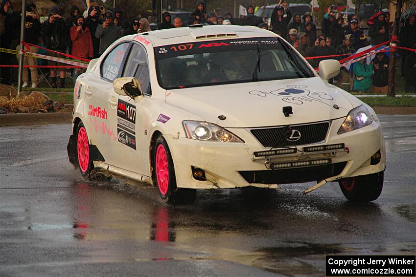 Richo Healey / Michelle Miller Lexus IS350 on SS20, Sanford Center.