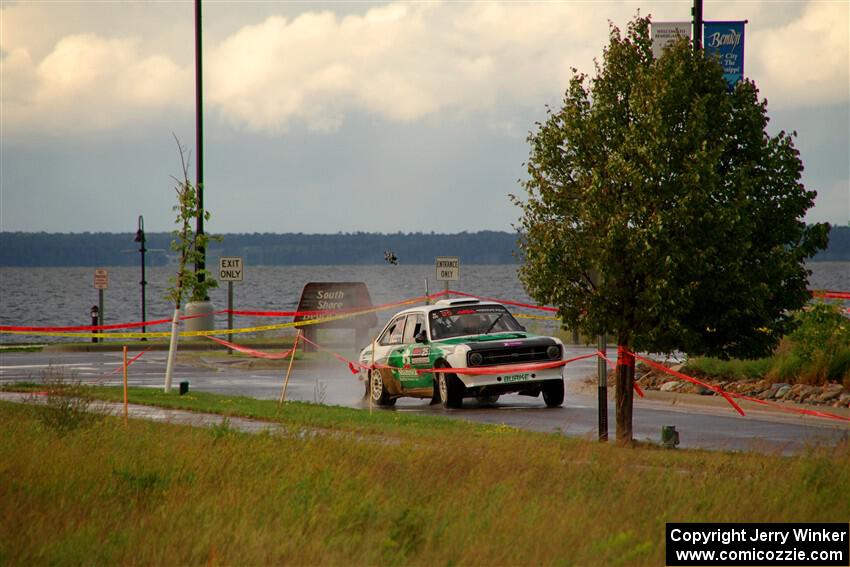 Seamus Burke / Gary McElhinney Ford Escort Mk II on SS20, Sanford Center.