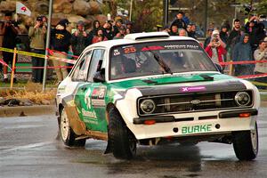 Seamus Burke / Gary McElhinney Ford Escort Mk II on SS20, Sanford Center.