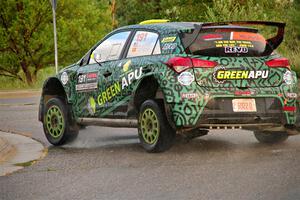 Alastair Scully / Stefan Trajkov Hyundai i20 R5 on SS20, Sanford Center.