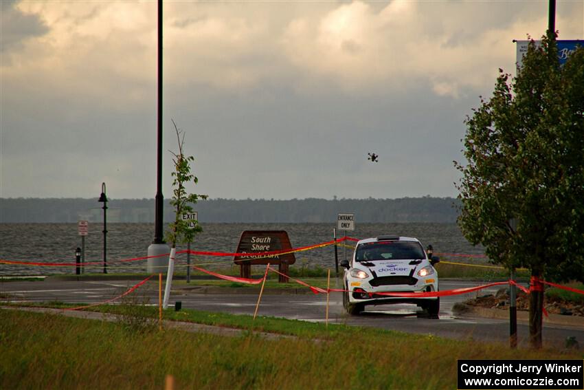 Georgie Megennis / Michael Szewczyk Ford Fiesta Rally3 on SS20, Sanford Center.