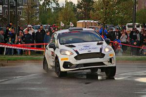 Georgie Megennis / Michael Szewczyk Ford Fiesta Rally3 on SS20, Sanford Center.