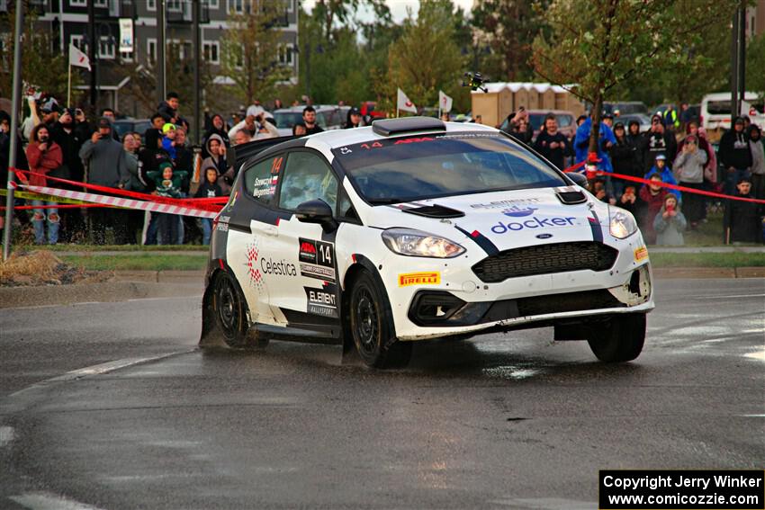 Georgie Megennis / Michael Szewczyk Ford Fiesta Rally3 on SS20, Sanford Center.