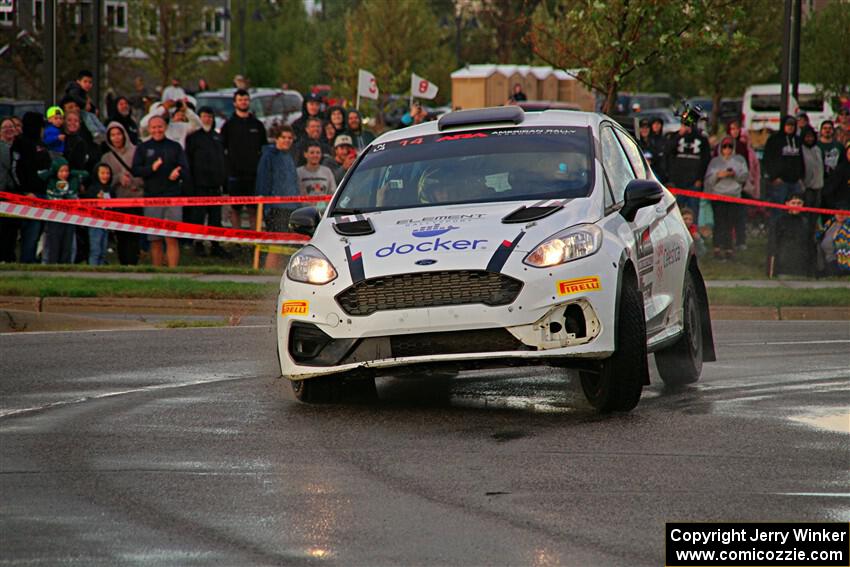 Georgie Megennis / Michael Szewczyk Ford Fiesta Rally3 on SS20, Sanford Center.