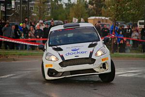 Georgie Megennis / Michael Szewczyk Ford Fiesta Rally3 on SS20, Sanford Center.
