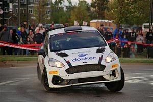 Georgie Megennis / Michael Szewczyk Ford Fiesta Rally3 on SS20, Sanford Center.
