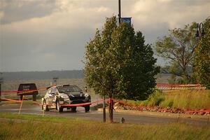 Javier Olivares / K.J. Miller Ford Fiesta Rally2 on SS20, Sanford Center.