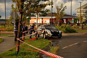 Javier Olivares / K.J. Miller Ford Fiesta Rally2 on SS20, Sanford Center.