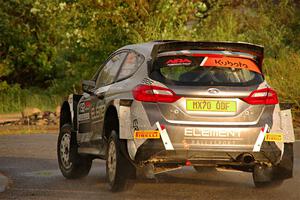 Javier Olivares / K.J. Miller Ford Fiesta Rally2 on SS20, Sanford Center.