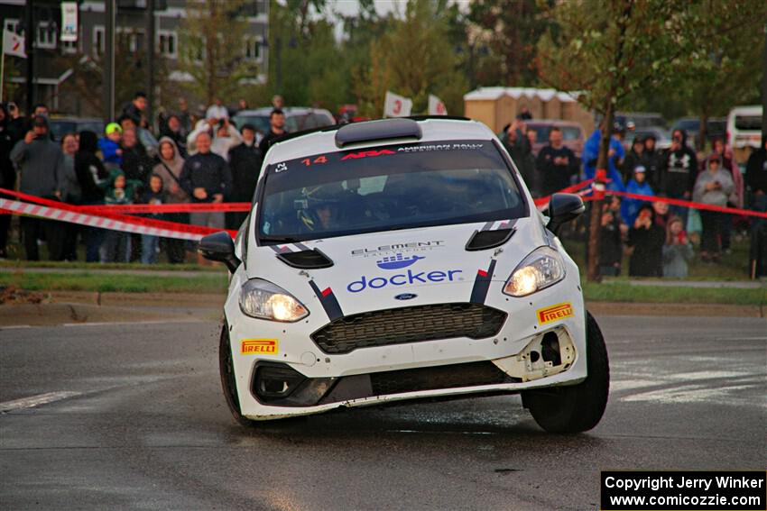 Georgie Megennis / Michael Szewczyk Ford Fiesta Rally3 on SS20, Sanford Center.