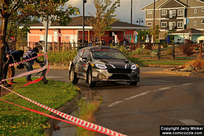 Javier Olivares / K.J. Miller Ford Fiesta Rally2 on SS20, Sanford Center.