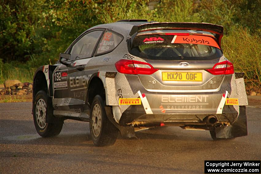 Javier Olivares / K.J. Miller Ford Fiesta Rally2 on SS20, Sanford Center.
