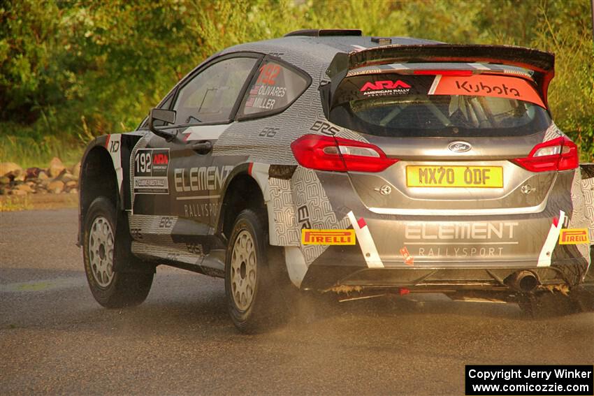 Javier Olivares / K.J. Miller Ford Fiesta Rally2 on SS20, Sanford Center.