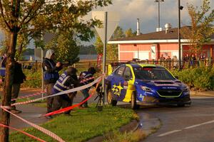 Brandon Semenuk / Keaton Williams Subaru WRX ARA25 on SS20, Sanford Center.