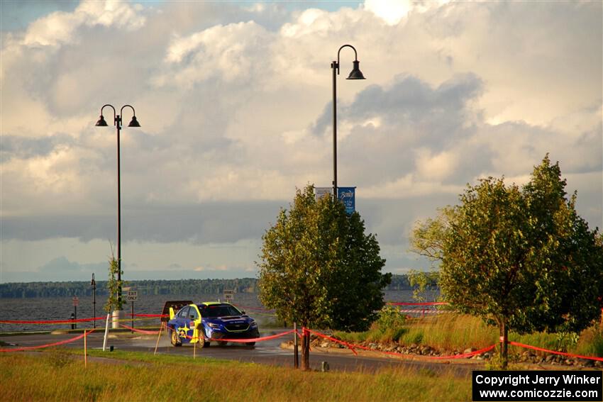 Brandon Semenuk / Keaton Williams Subaru WRX ARA25 on SS20, Sanford Center.