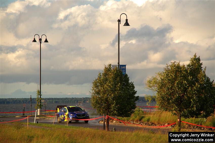 Brandon Semenuk / Keaton Williams Subaru WRX ARA25 on SS20, Sanford Center.