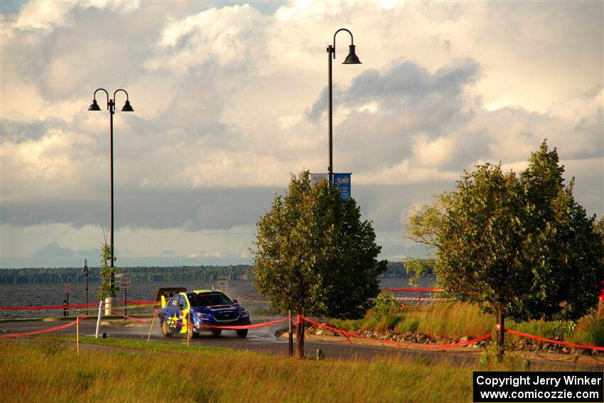 Brandon Semenuk / Keaton Williams Subaru WRX ARA25 on SS20, Sanford Center.