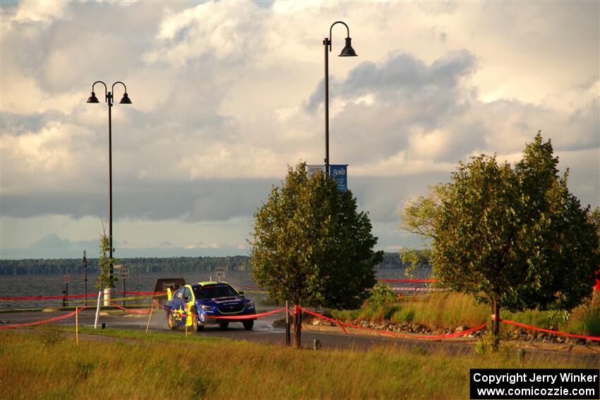 Brandon Semenuk / Keaton Williams Subaru WRX ARA25 on SS20, Sanford Center.