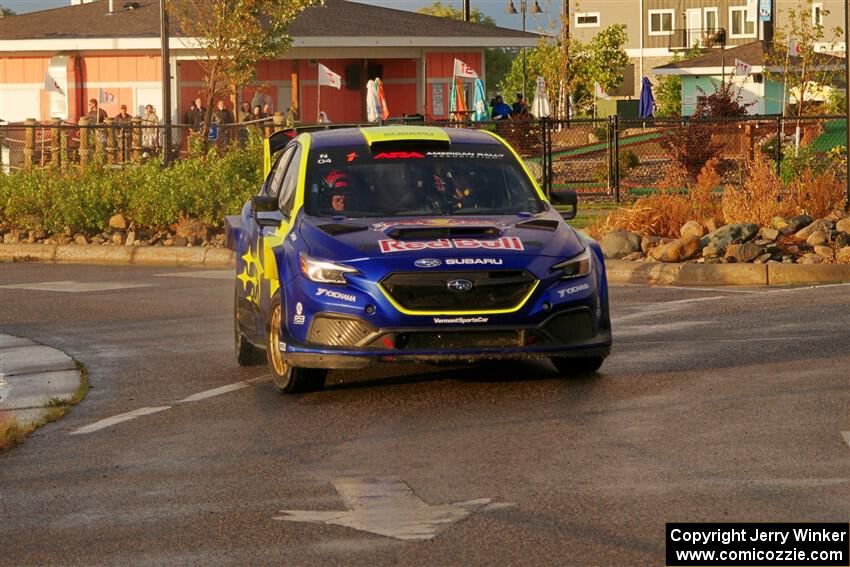 Brandon Semenuk / Keaton Williams Subaru WRX ARA25 on SS20, Sanford Center.