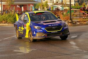 Brandon Semenuk / Keaton Williams Subaru WRX ARA25 on SS20, Sanford Center.