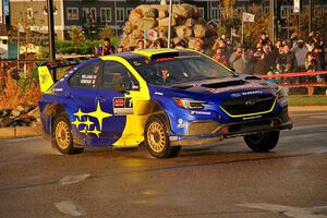 Brandon Semenuk / Keaton Williams Subaru WRX ARA25 on SS20, Sanford Center.