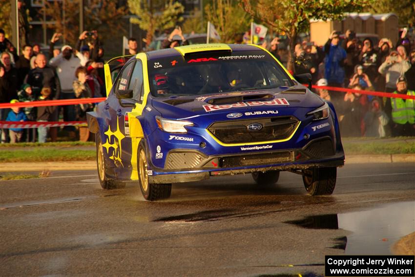 Brandon Semenuk / Keaton Williams Subaru WRX ARA25 on SS20, Sanford Center.