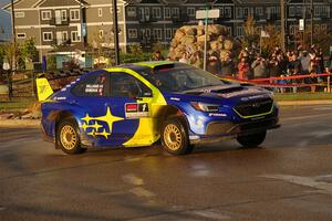 Brandon Semenuk / Keaton Williams Subaru WRX ARA25 on SS20, Sanford Center.