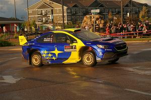 Brandon Semenuk / Keaton Williams Subaru WRX ARA25 on SS20, Sanford Center.